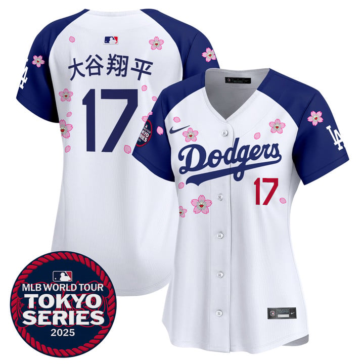 Women's Dodgers Tokyo Series 2025 Vapor Premier Limited Jersey - Stitched