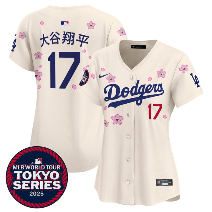 Women's Dodgers Tokyo Series 2025 Vapor Premier Limited Jersey - Stitched