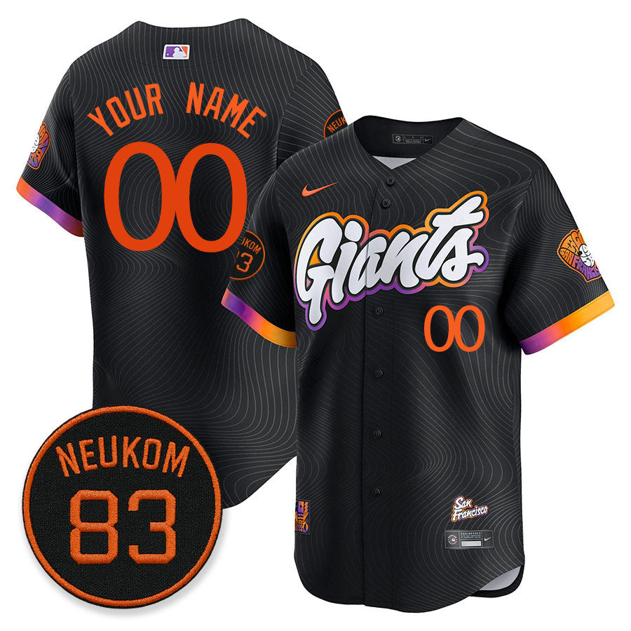 Men's San Francisco Giants Bill Neukom Memorial 2025 Jersey - All Stitched