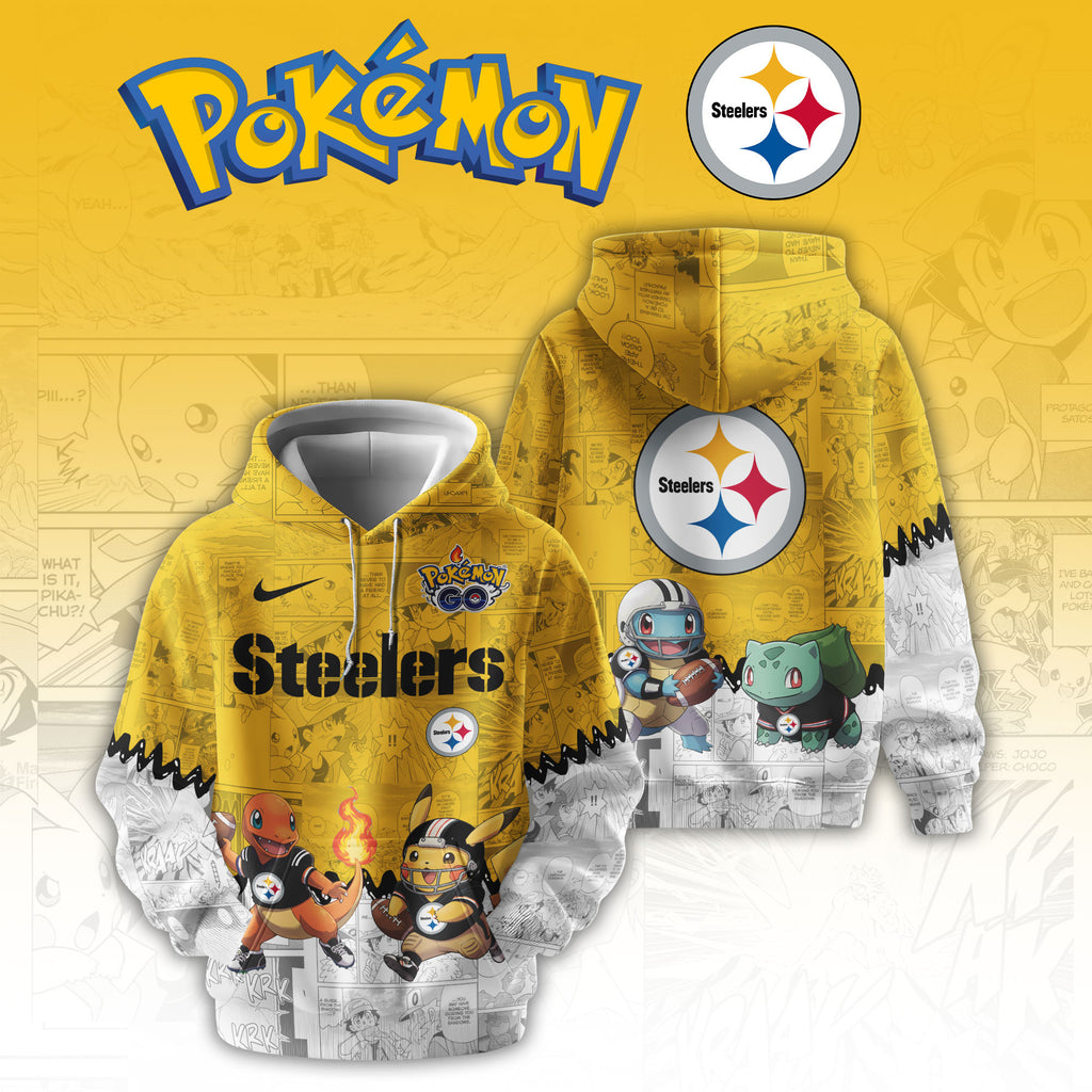 .PIT Steelers Special Pokemon Limited Edition Hoodie
