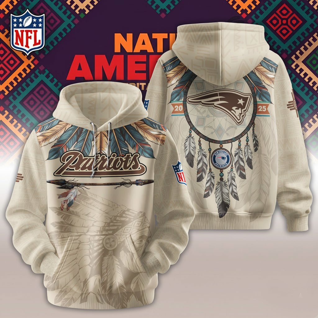 NE Patriots-Native American Heritage Month Limited Editions Hoodie