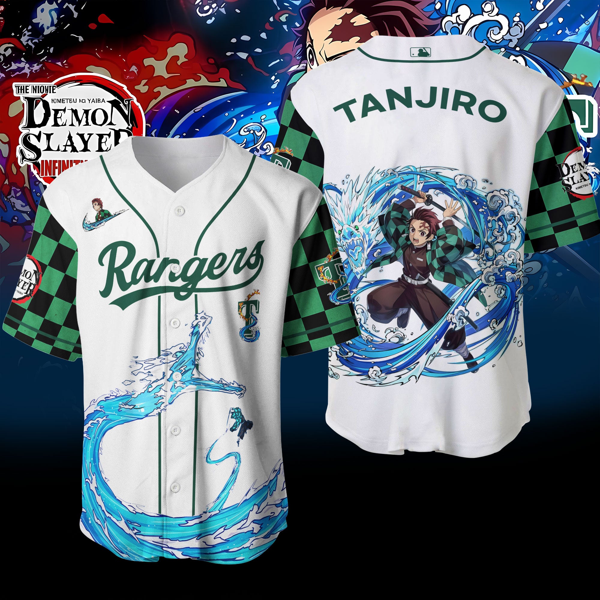 Texas Rangers _ Limited Edition Demon Slayer Jersey 2025