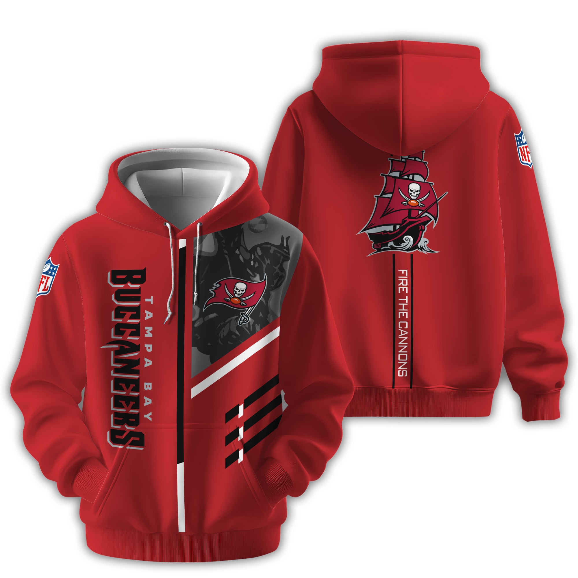Nfl Tampa Bay Buccaneers Hoodie 3D