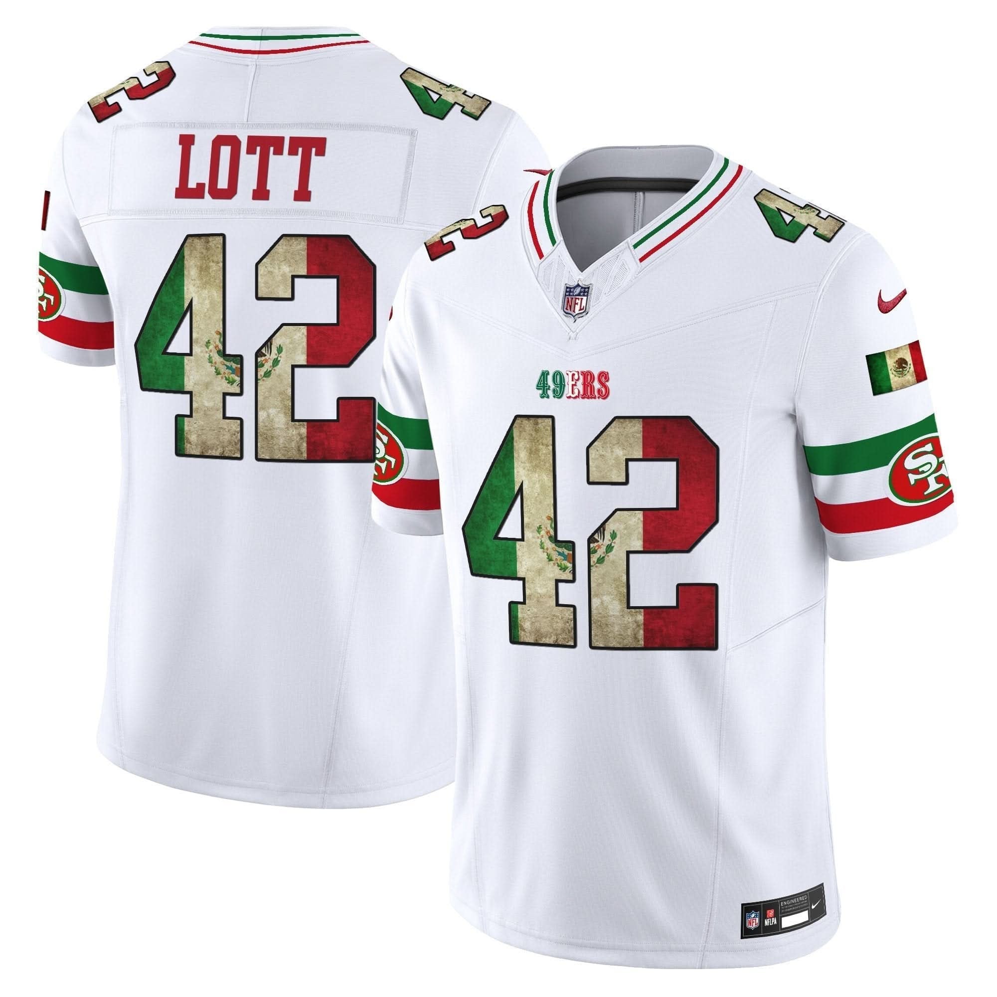 49ers Mexico Vapor Limited Jersey V4 - All Stitched