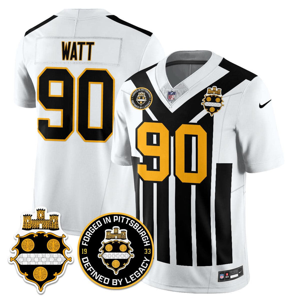 Pittsburgh Steelers Alternate 1933 Throwback Limited Jersey - All Stitched